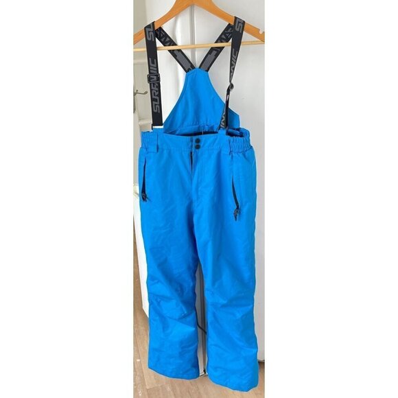 Surfanic bib ski snowboard pants 30'waist 36'hip 29' long blue - Picture 2 of 13